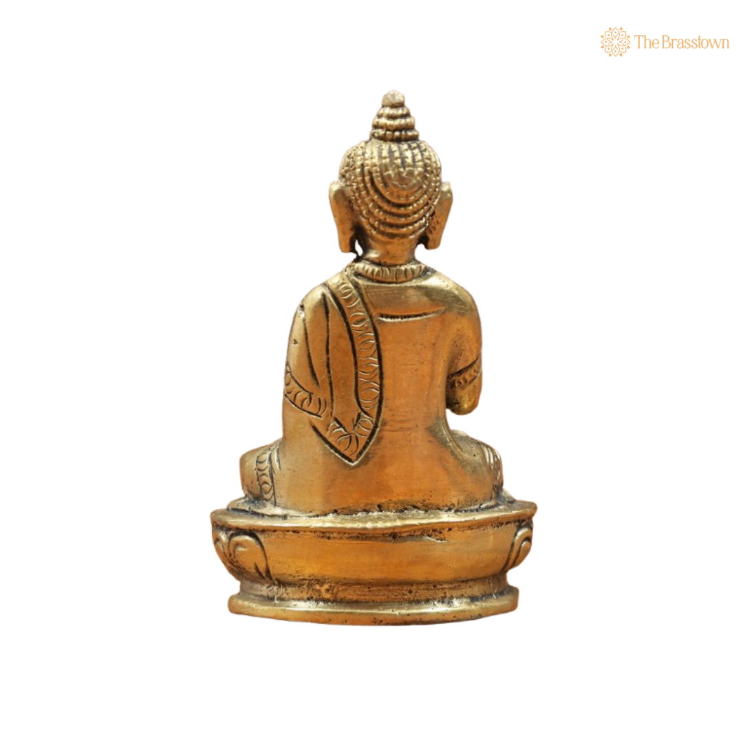 Peaceful Buddha Sitting Idol 3 Inch