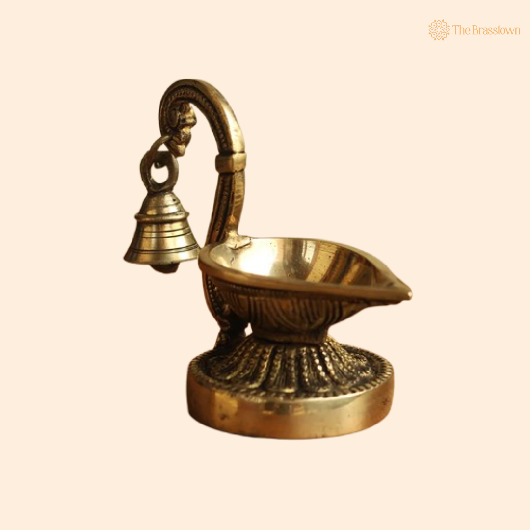 Radiance of Harmony Brass Diya Lamp 5.5 Inch