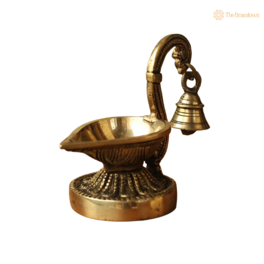 Radiance of Harmony Brass Diya Lamp 5.5 Inch