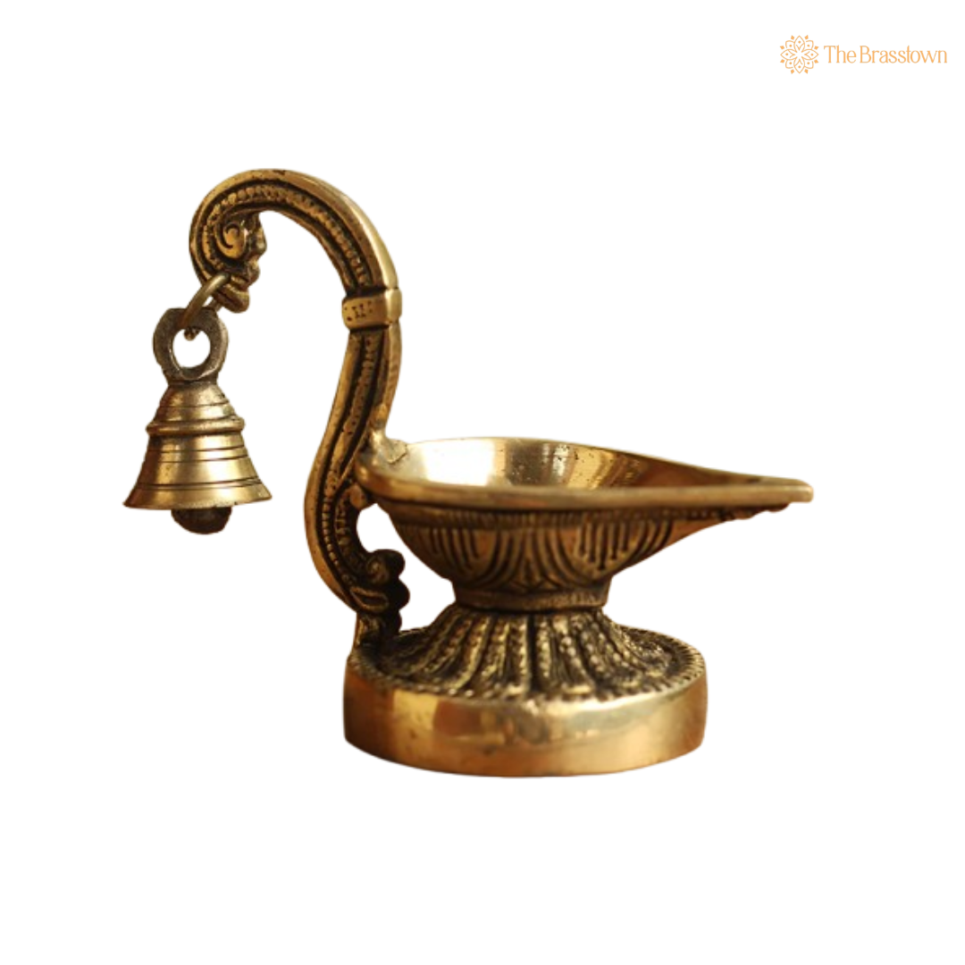 Radiance of Harmony Brass Diya Lamp 5.5 Inch