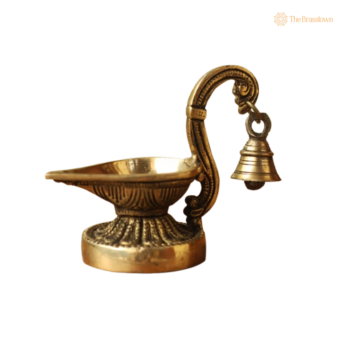 Radiance of Harmony Brass Diya Lamp 5.5 Inch