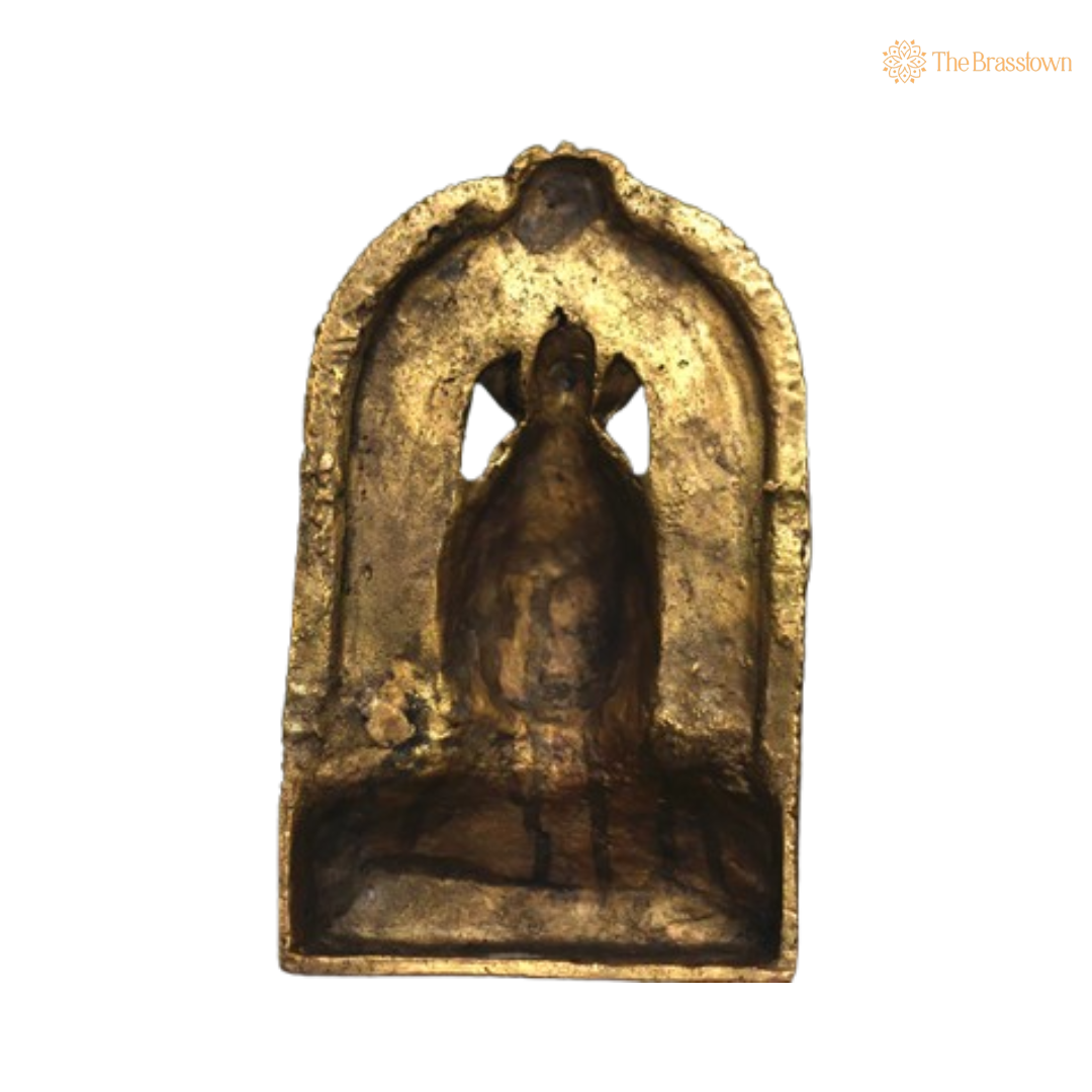 Sacred Brass Shiva Roop in Arch 8 Inch