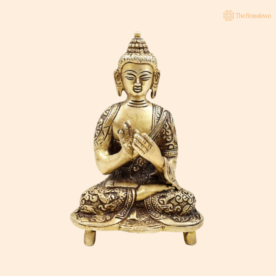 Serene Buddha Idol – A Symbol of Peace 6 Inch