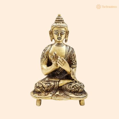 Serene Buddha Idol – A Symbol of Peace 6 Inch