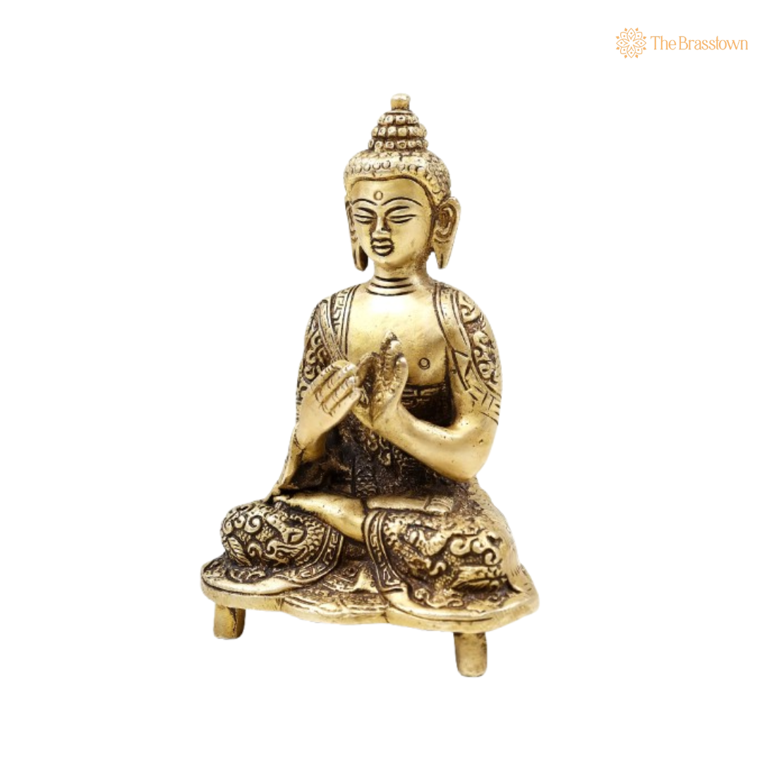 Serene Buddha Idol – A Symbol of Peace 6 Inch