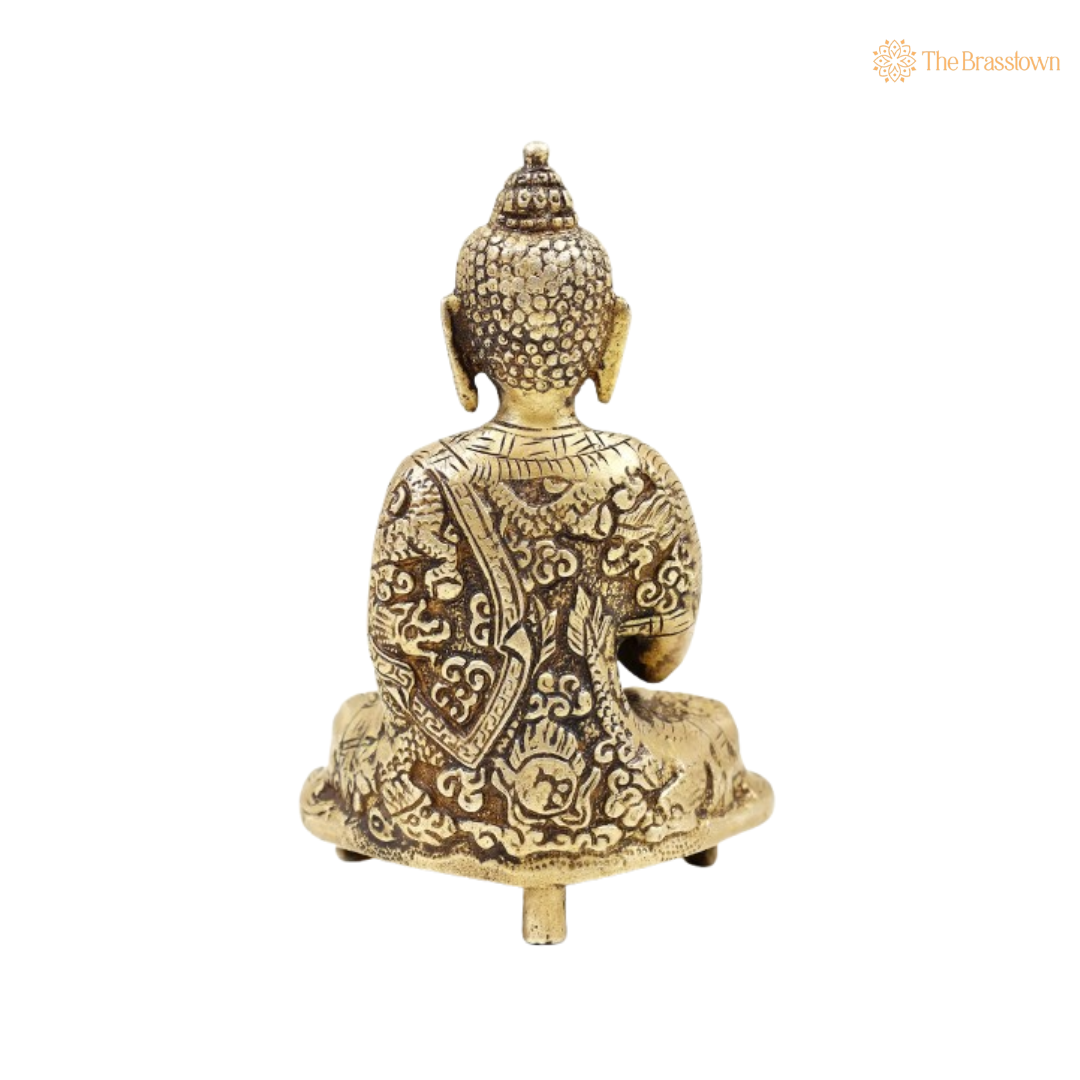 Serene Buddha Idol – A Symbol of Peace 6 Inch