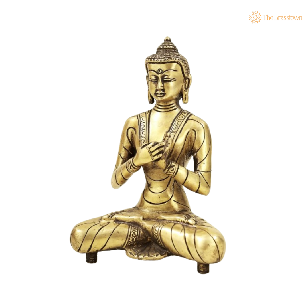 Serene Buddha Idol – Symbol of Peace and Enlightenment 7 Inch