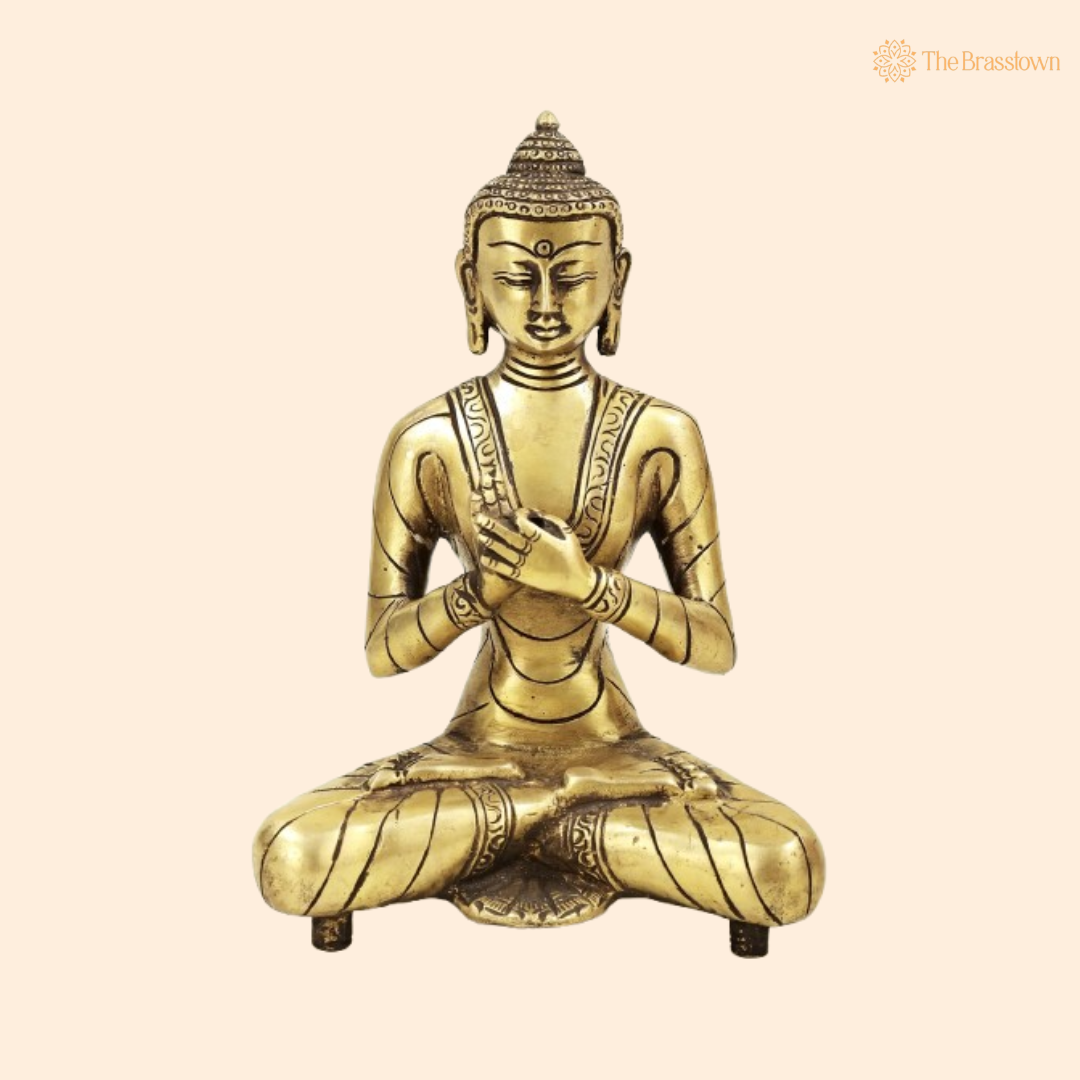Serene Buddha Idol – Symbol of Peace and Enlightenment 7 Inch