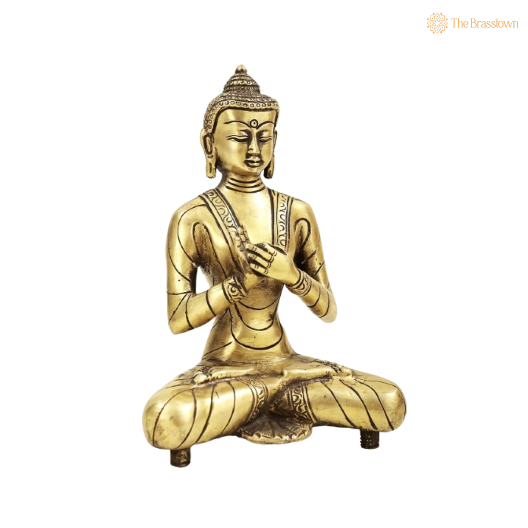 Serene Buddha Idol – Symbol of Peace and Enlightenment 7 Inch