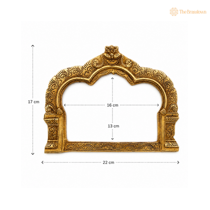 Antique Brass Decorative Arch Frame 7 Inch