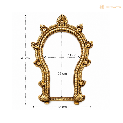 Antique Brass Traditional Arch Frame 10.5 Inch