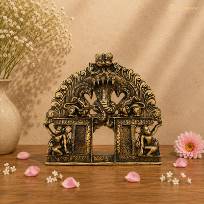 Antique Brass Decorative Temple Arch 7.5 Inch