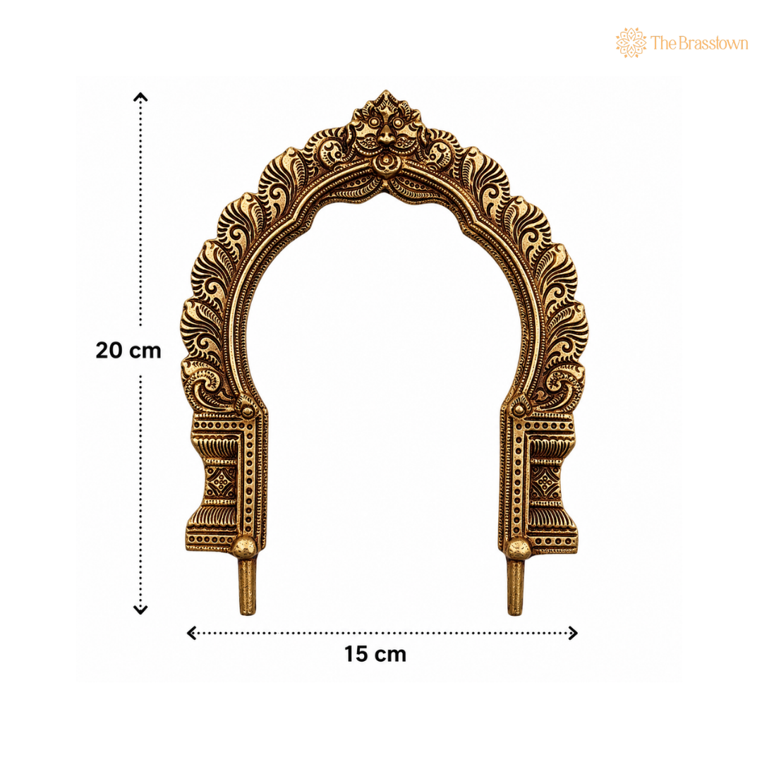 Ornamental Brass Arch Frame 8 Inch