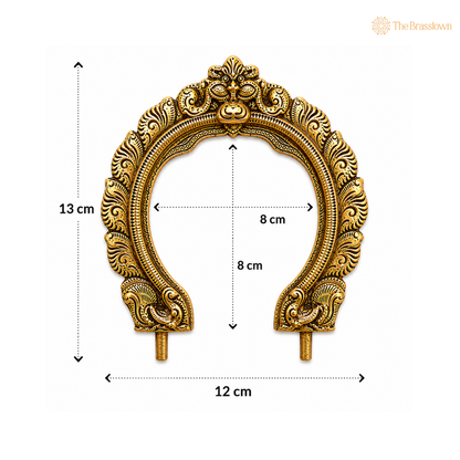 Traditional Brass Floral Arch Frame 5 Inch