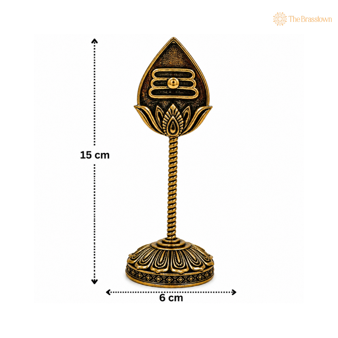 Brass Murugan Vel Idol – Handcrafted Vetrivel/Vadivel/Palanivel for Puja, Temple &amp; Home Décor 6 Inch