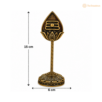 Brass Murugan Vel Idol – Handcrafted Vetrivel/Vadivel/Palanivel for Puja, Temple &amp; Home Décor 6 Inch