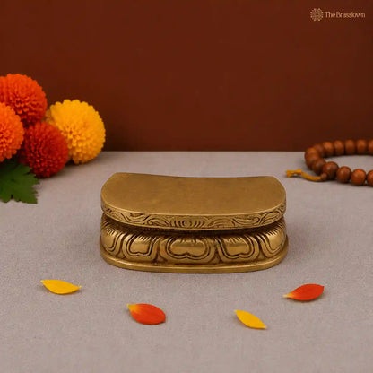 Brass Ritual Seat – A Symbol of Reverence and Elegance 2 Inch