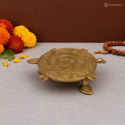 Brass Turtle Design Platform 1.5 Inch