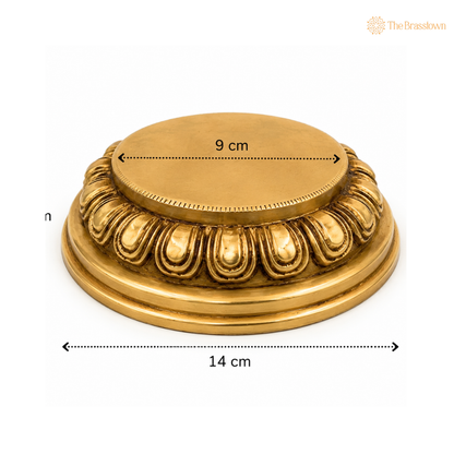 Elegant Brass Pedestal 1.5 Inch