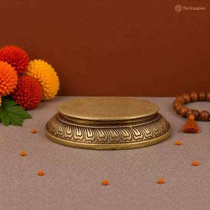 Traditional Brass Pedestal Stand 1 Inch