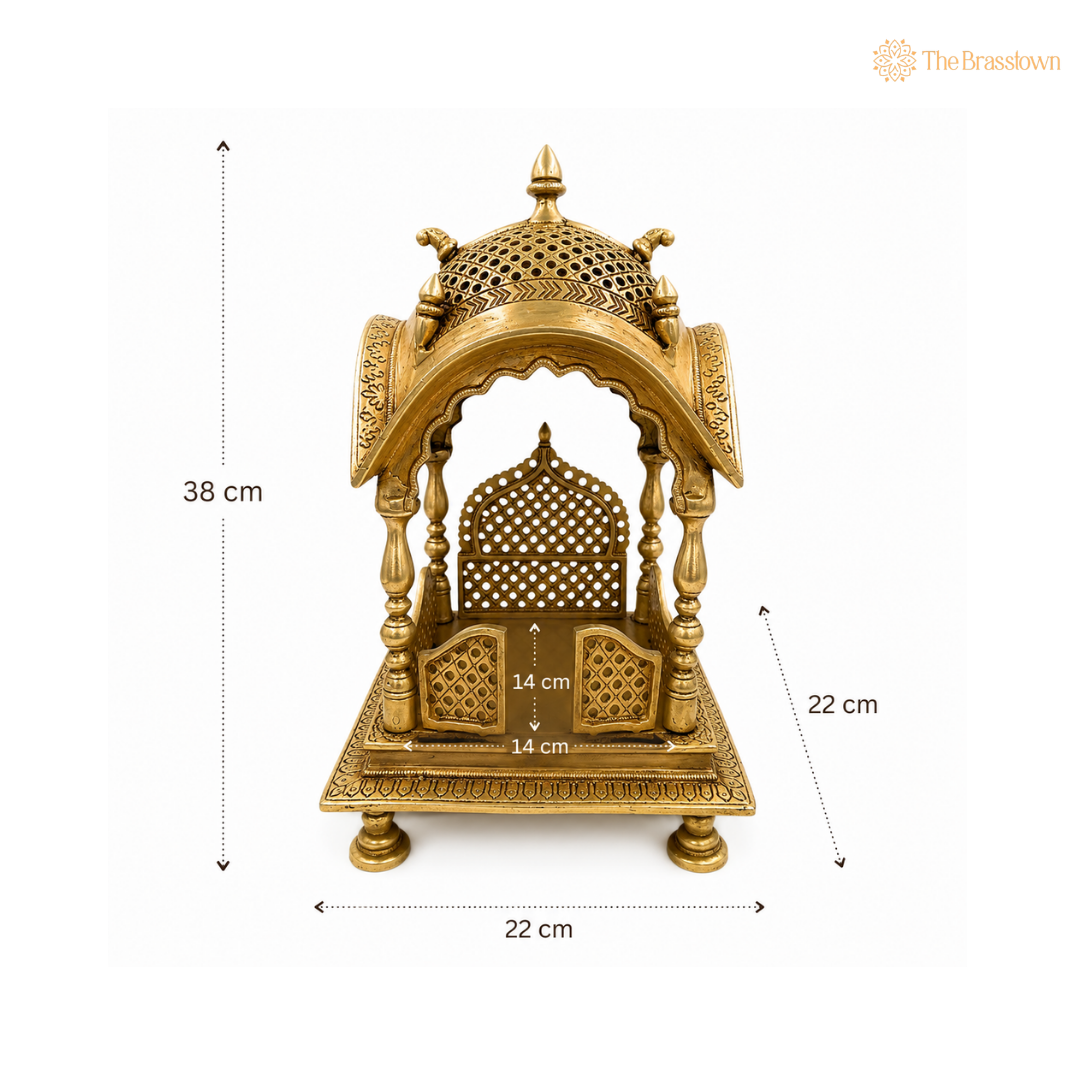 Brass Miniature Temple 15 Inch