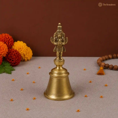 Brass Hanuman Bell 6 Inch
