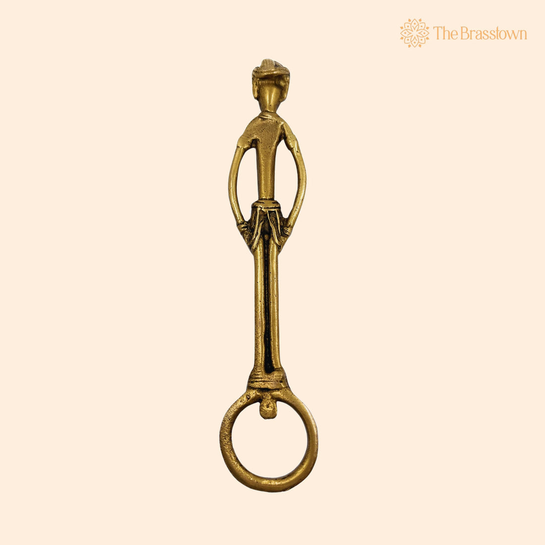 Brass Bottle Opener – Peetal Pittal Bastar Handmade for Home Décor &amp; Gifting 7 Inch 1