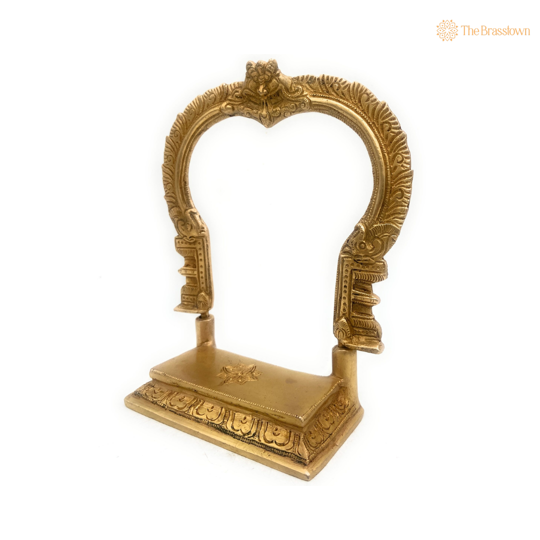 Traditional Brass Arch for Pooja Room 8 Inch