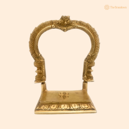 Traditional Brass Arch for Pooja Room 8 Inch