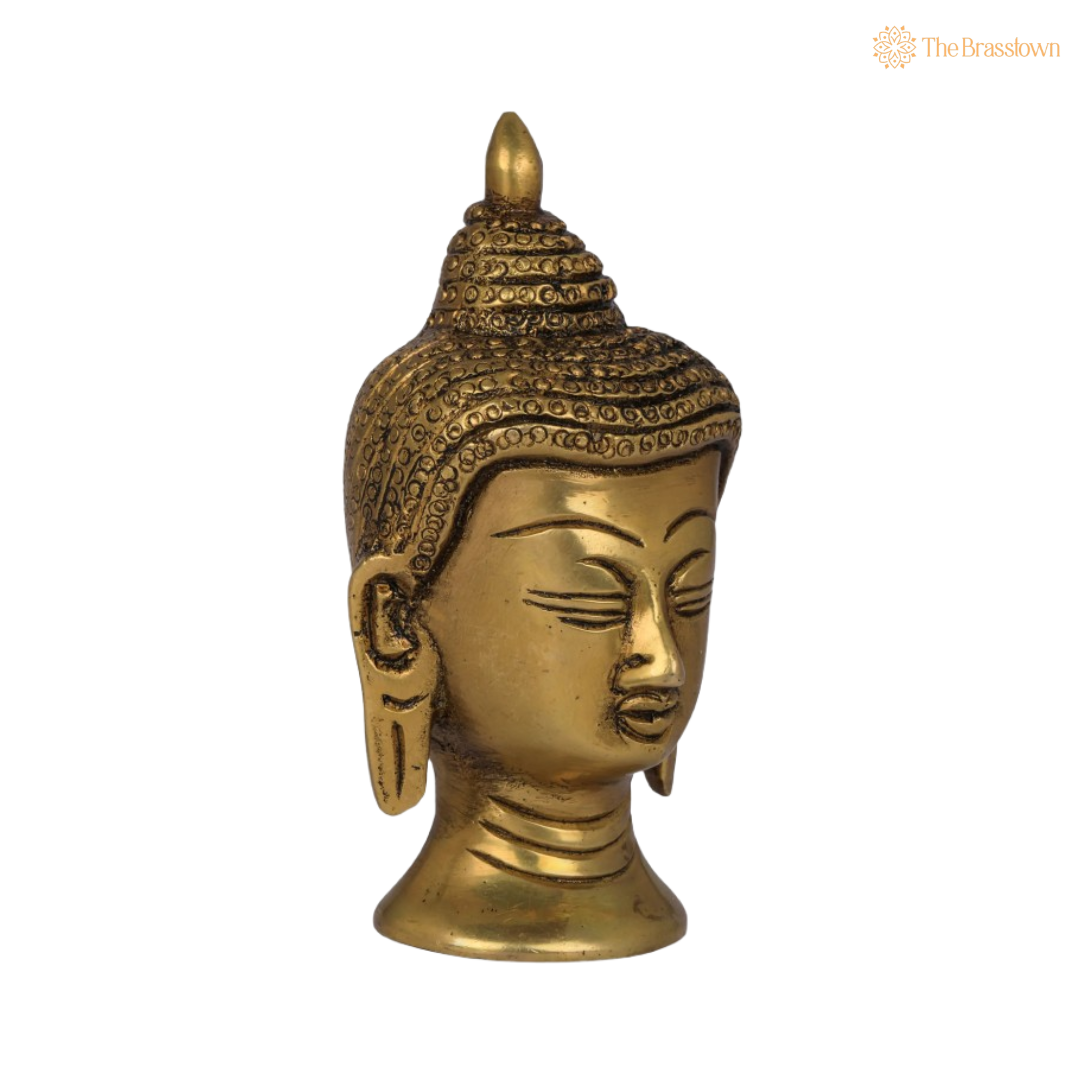 Tranquil Buddha Head 3 Inch