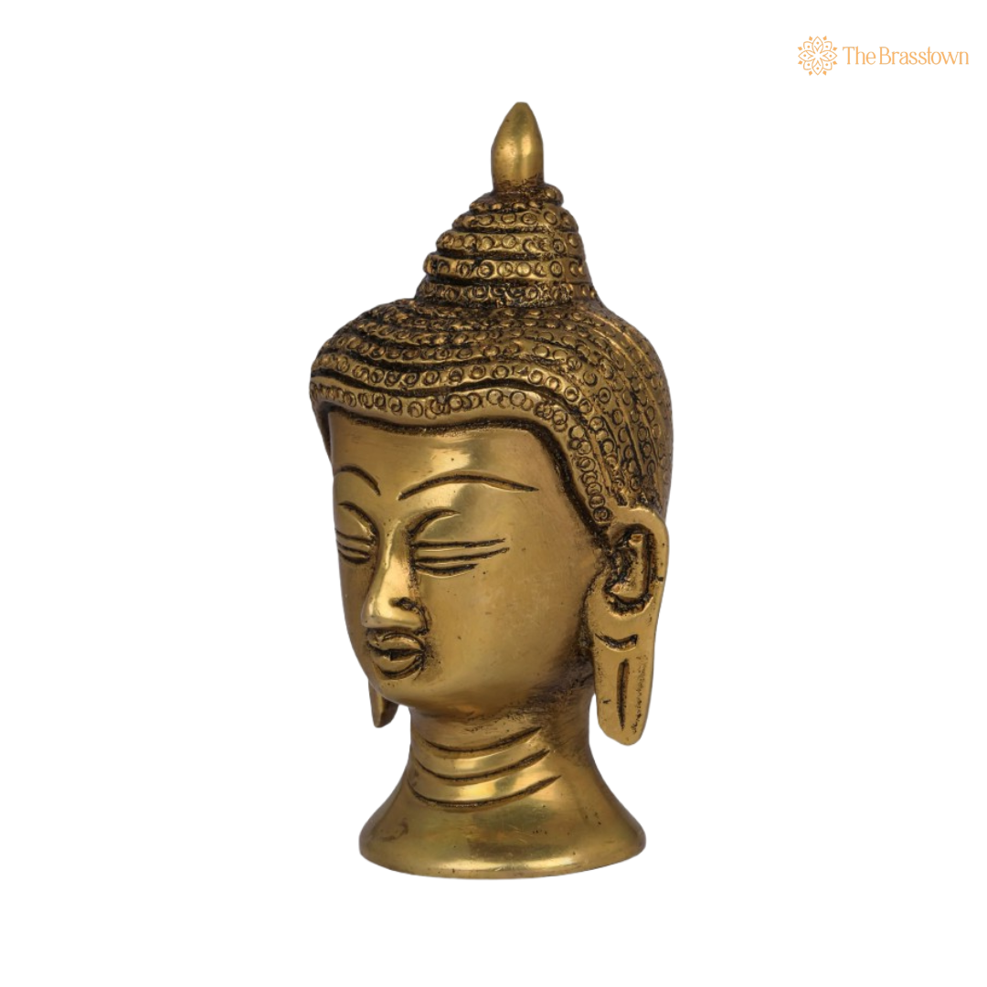 Tranquil Buddha Head 3 Inch