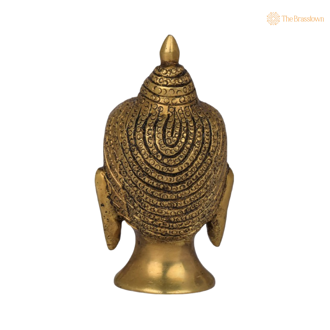 Tranquil Buddha Head 3 Inch