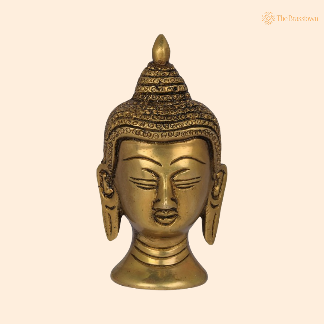 Tranquil Buddha Head 3 Inch