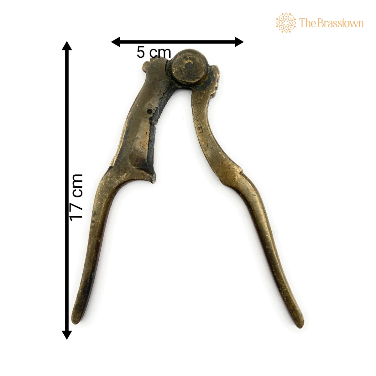 Brass Antique Nut Cutter Sarota Beetel Nut Cutter – Handcrafted Betel Nut Cutter for Home Décor &amp; Gifting 7 Inch 2