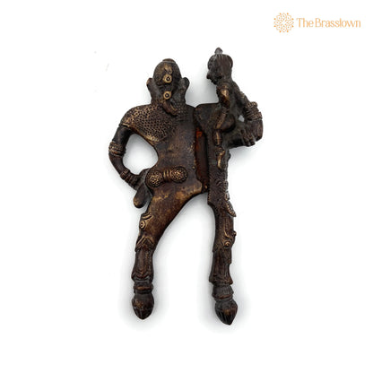 Handcrafted Brass Sarota – Peetal Betel Nut Cutter, Pital Supari Cutter, Antique Areca Nut Splitter, Traditional Adike Katti 5.5 Inch 2