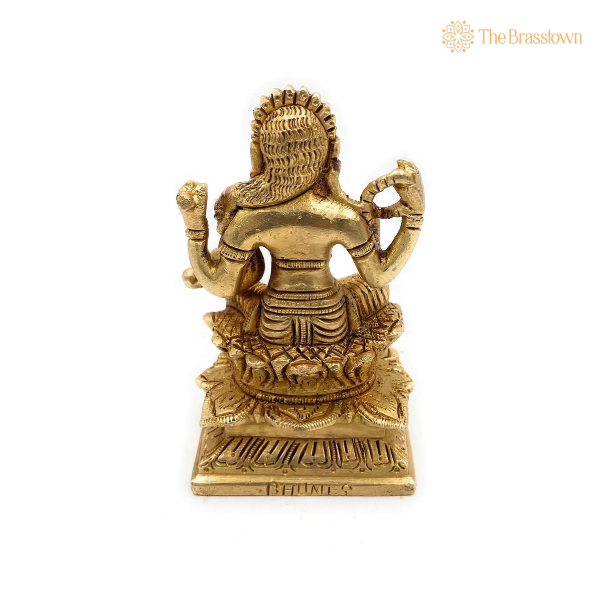 Brass Balambika Idol – Handcrafted Bala Tripurasundari Murti, Pital Bala Devi Statue, Bala Parameswari Vigraham 5 Inch 4