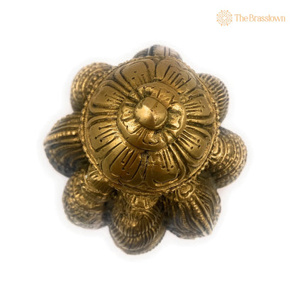 Brass Multi Face Brahma Head – Handcrafted Lord Brahma Face, Brahma Face, Brahma Ji, Brass Brahma Statue for Home Décor &amp; Gifting 8 Inch 5